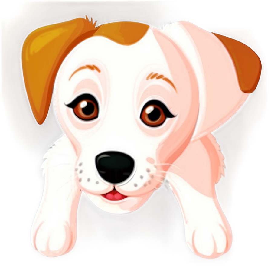 Dog Face In Cartoon Style Png 28