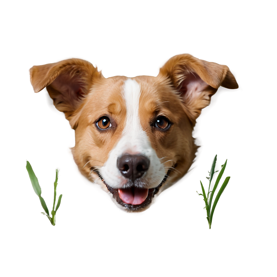 Dog Face Winking Eye Png Ghw