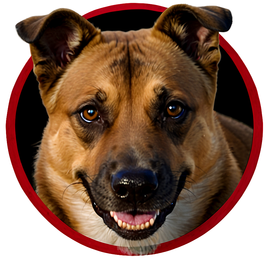 Dog Head In Circle Png 18