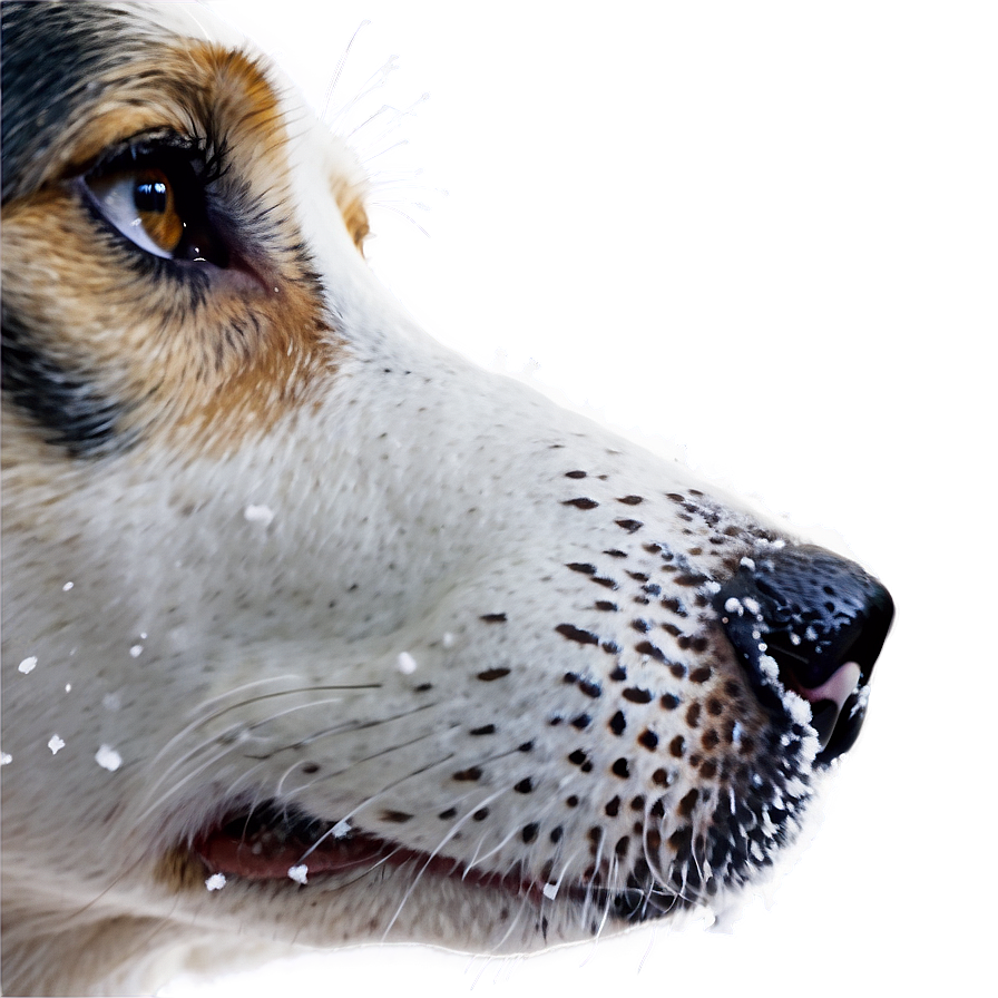 Dog Nose In Snow Png Dcl35