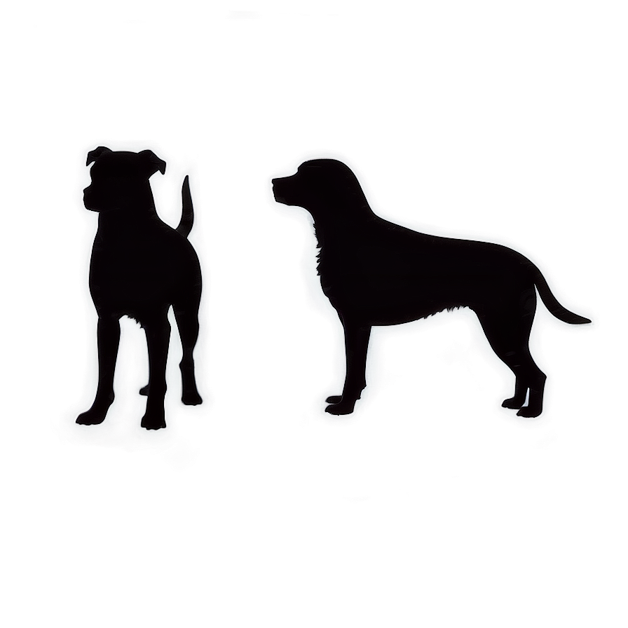 Dog Silhouette Outline Png 10