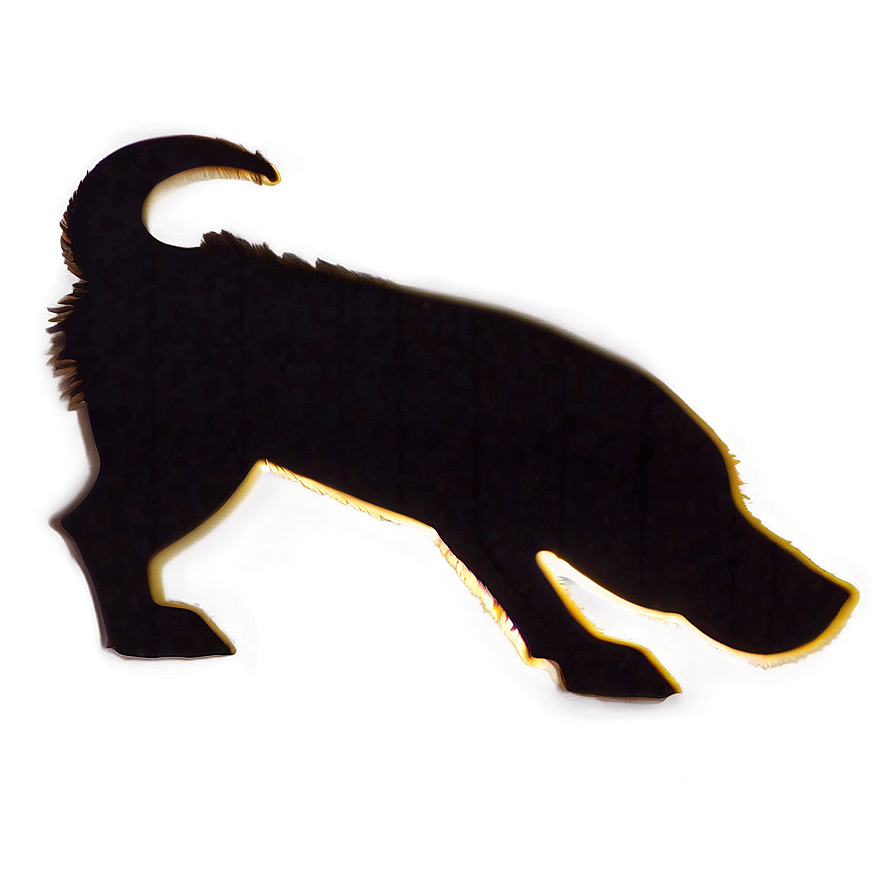 Dog Silhouette Side View Png Qou21