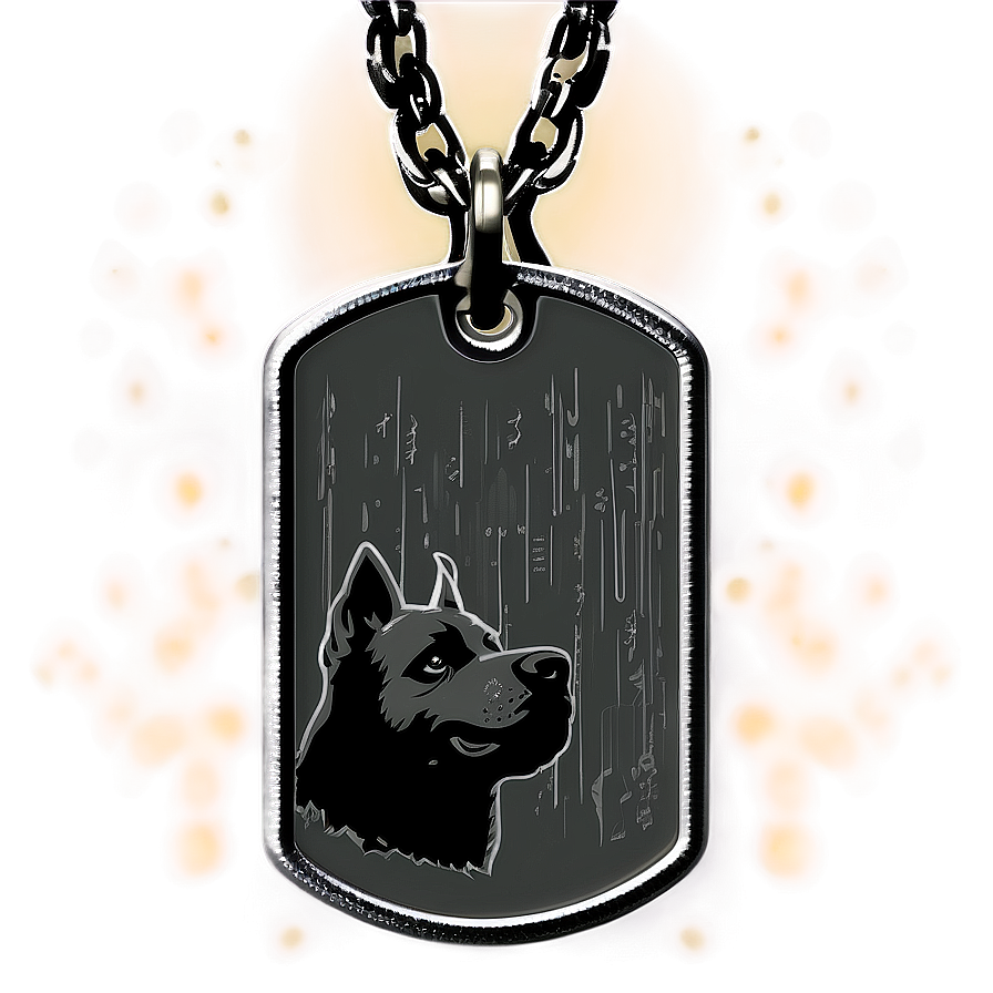 Dog Tag Silhouette Png 61