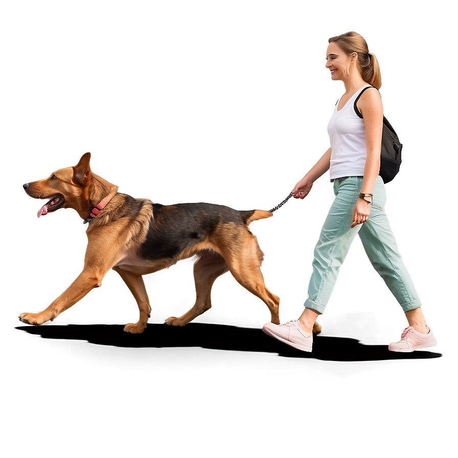 Dog Walking Png 05252024