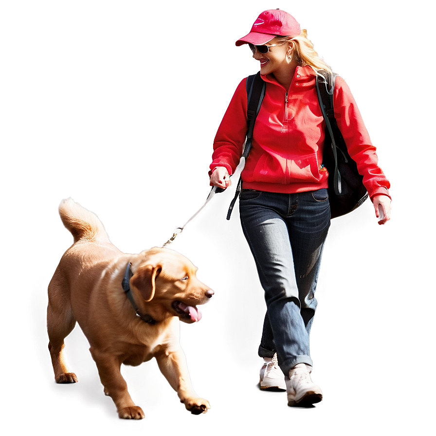 Dog Walking Png 33