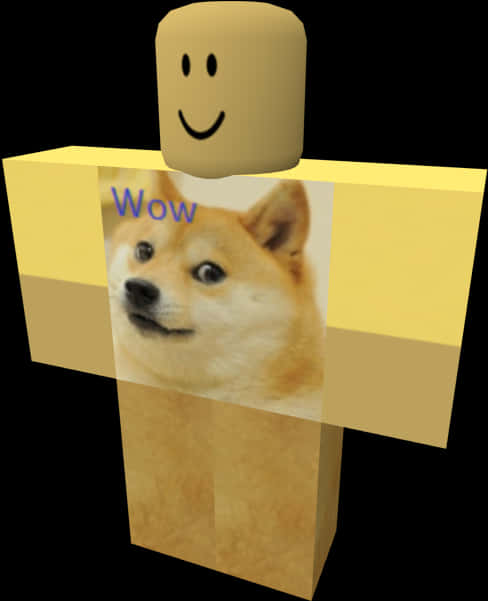 Doge Meme Cubism Art.jpg PNG with transparent background