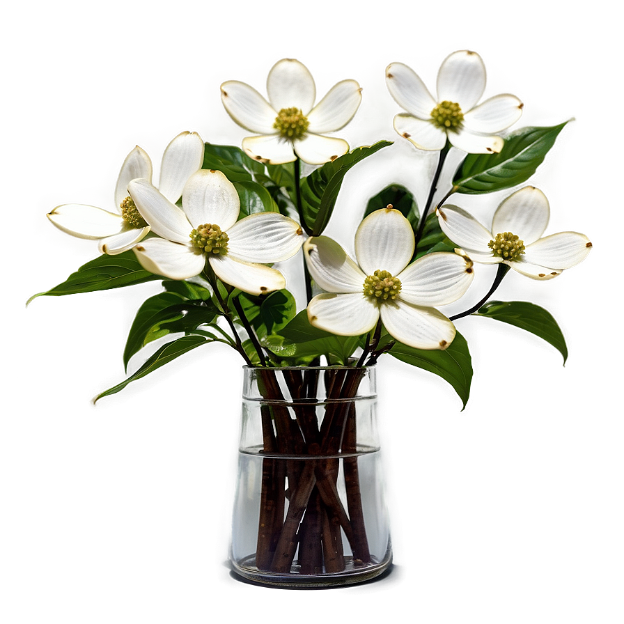 Dogwood In Vase Png 06282024