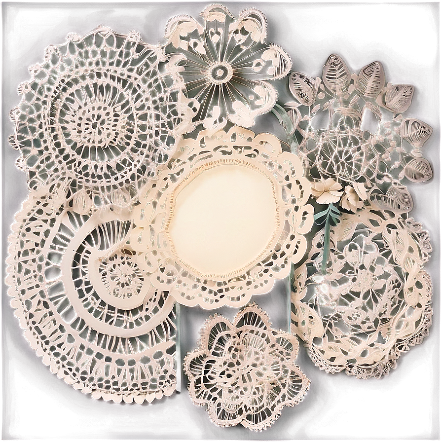 Doily Clipart Collection Png 06122024