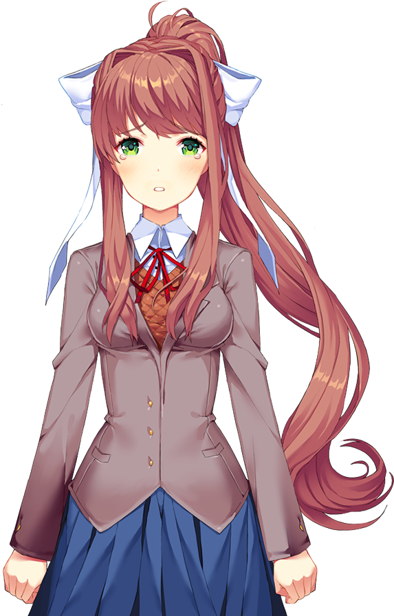 Doki Doki Literature Club Monika Standing