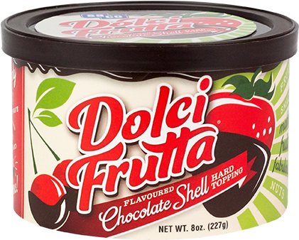 Dolci Frutta Chocolate Shell Topping Container