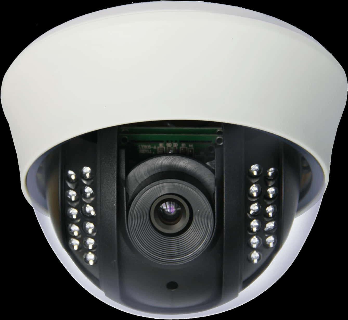 Dome Security Camera Closeup