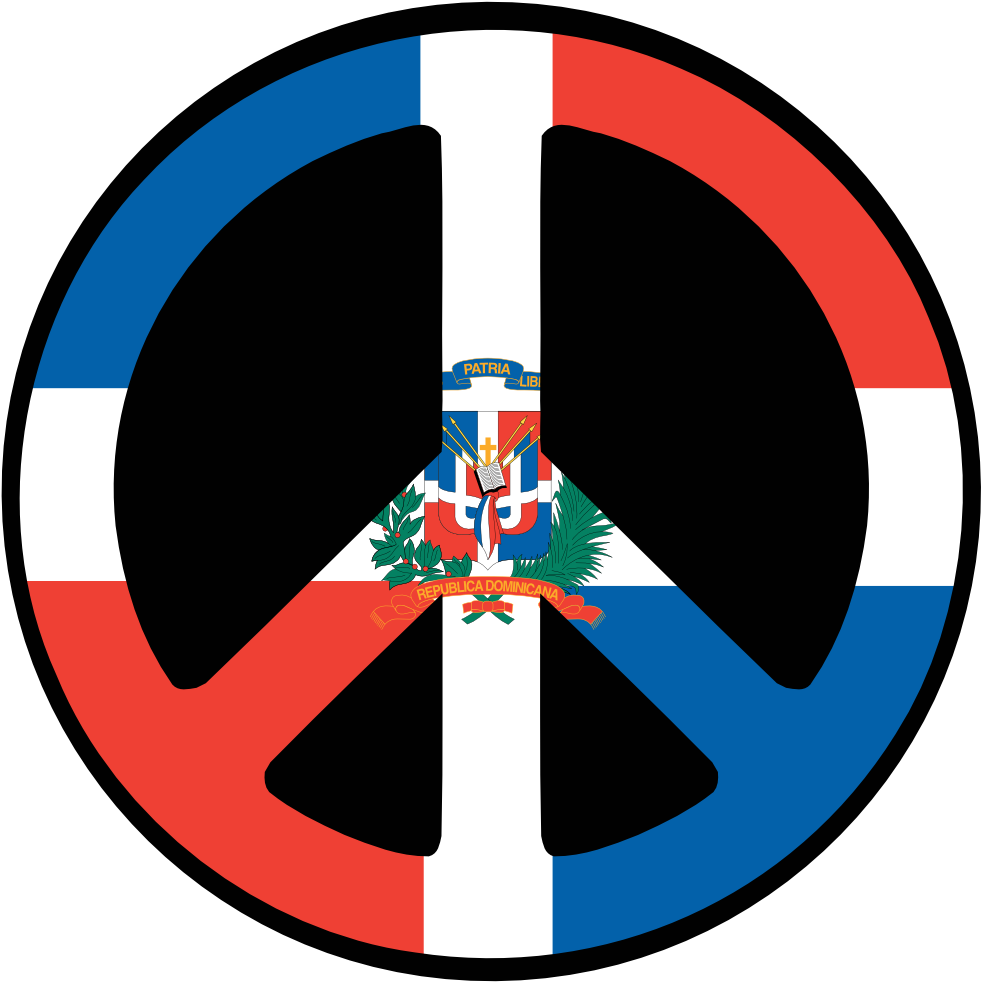 Dominican Republic Peace Symbol