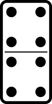 Domino Tile Six Five PNG with transparent background