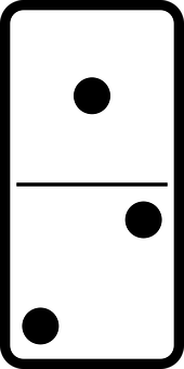 Domino Tile Three Five PNG with transparent background