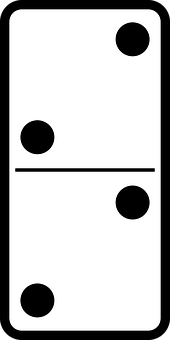Domino Two Three Piece PNG with transparent background