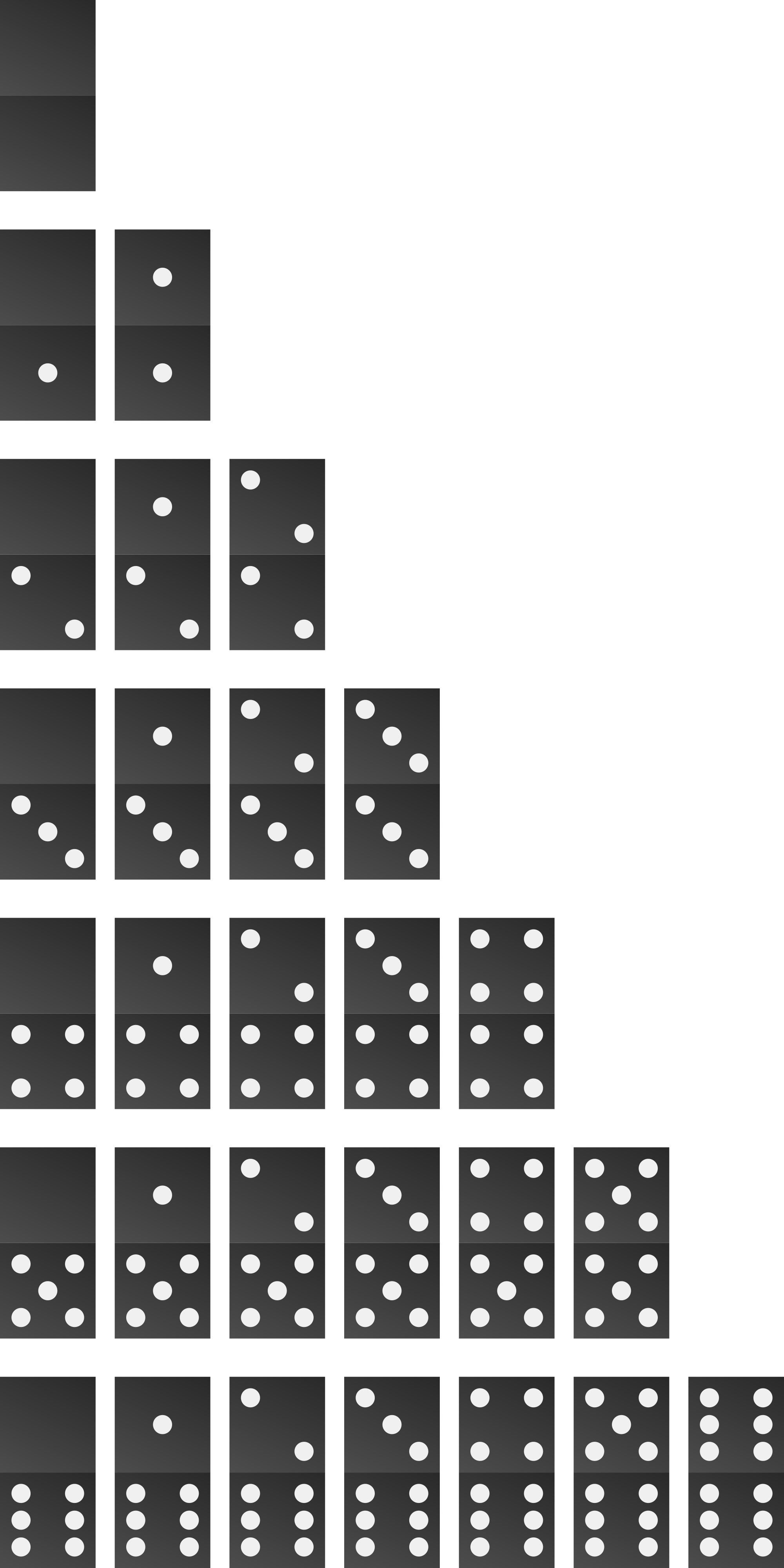 Dominoes Cascade Setup