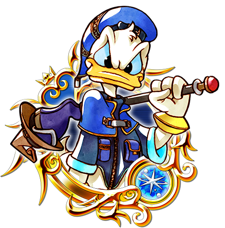 Donald Duck Mage Illustration PNG with transparent background