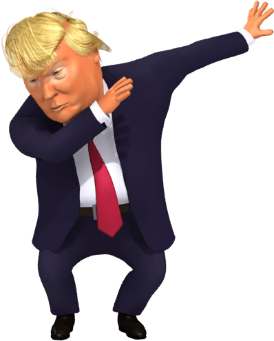 Donald Trump Dabbing Gif, HD Png Download PNG with transparent background