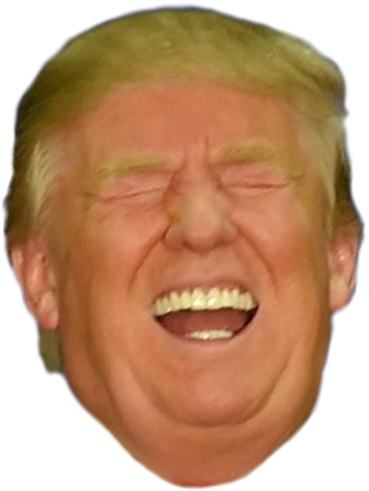 Donald Trump Png Smiling - Donald Trump Hard Laughing, Transparent Png PNG with transparent background