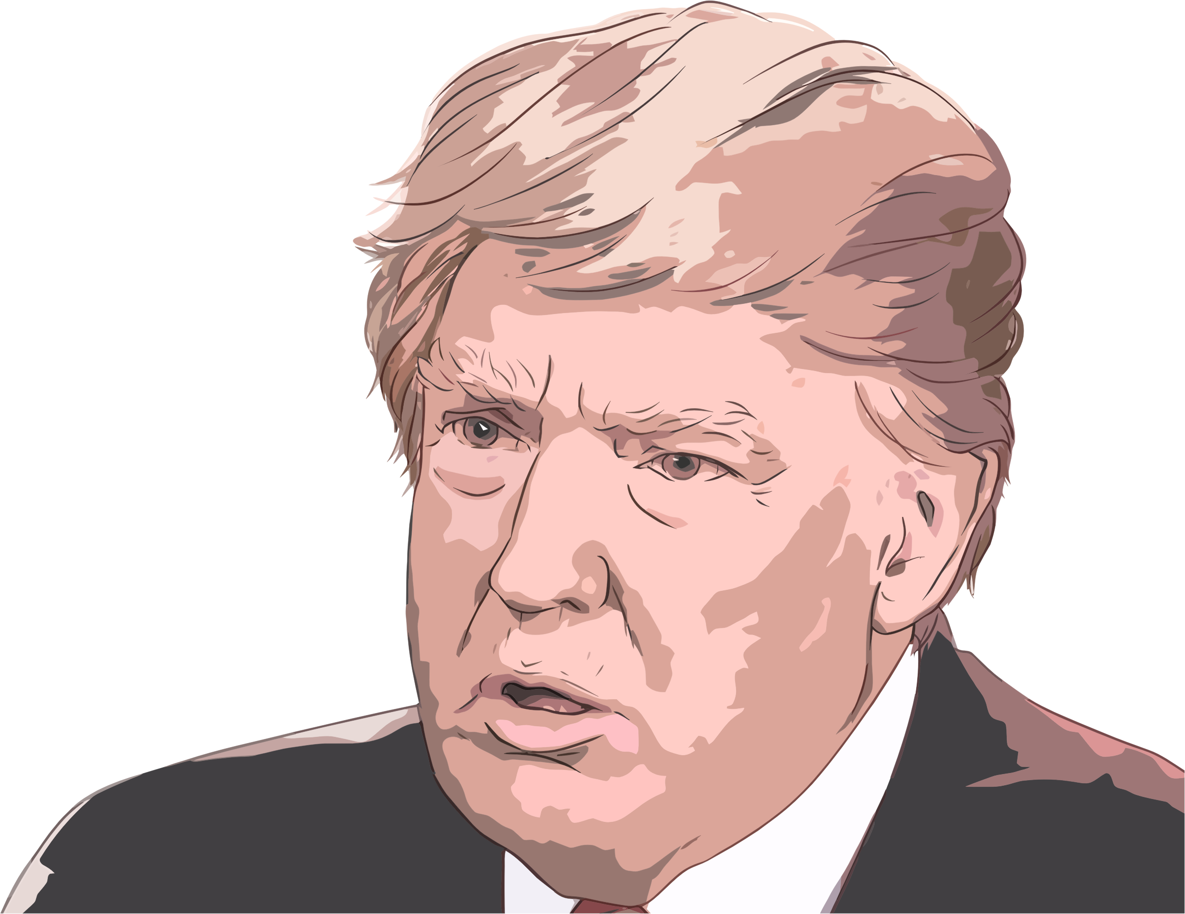 Donald Trump Portrait 3 Clip Arts - Donald Trump Hd Clipart, HD Png Download PNG with transparent background