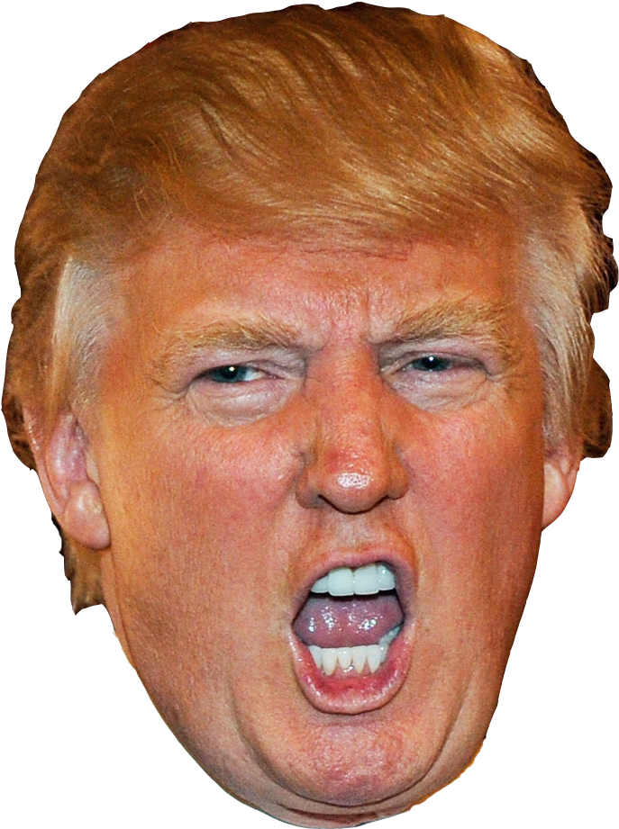 Donald Trump The Apprentice President Of The United - Trump Head, HD Png Download PNG with transparent background
