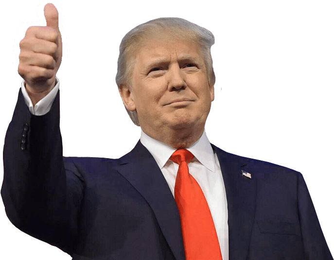 Donald Trump Thumb Up - Donald Trump Png, Transparent Png PNG with transparent background