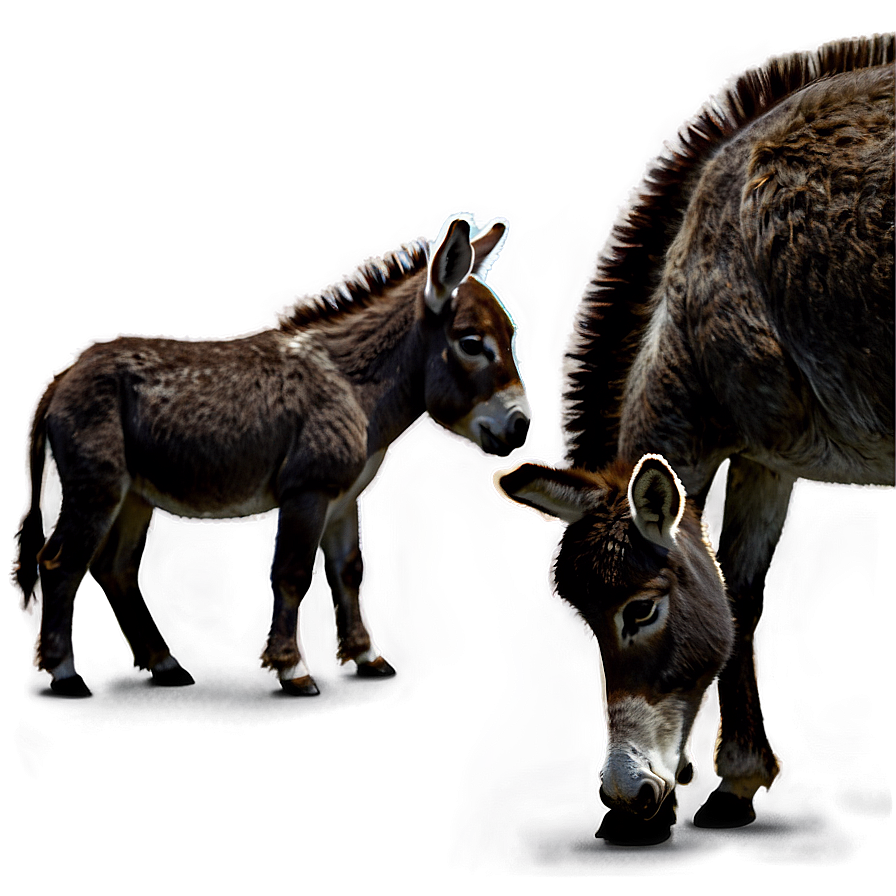 Donkey Family Png Sht