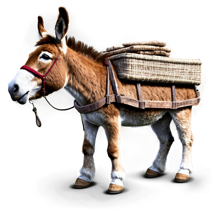 Donkey With Cart Png Qfi89