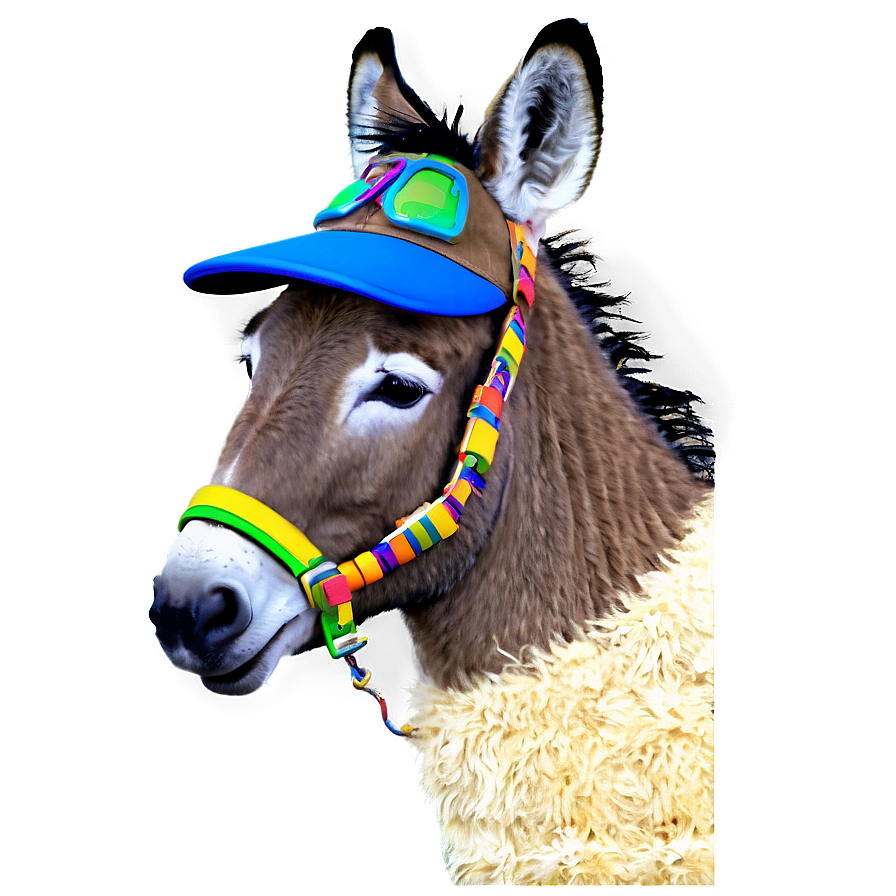 Donkey With Hat Png Oas12