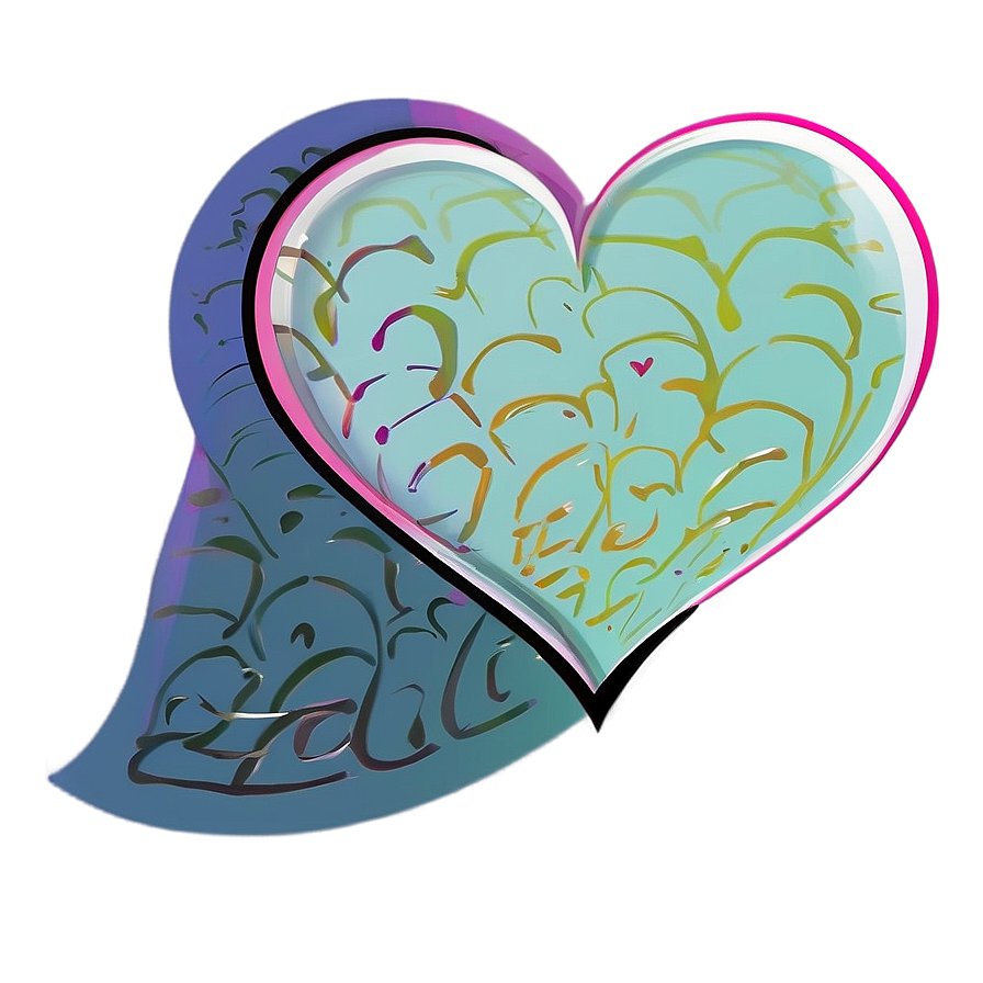 Doodle Heart Illustration PNG fml PNG image with a transparent background, free high-resolution download