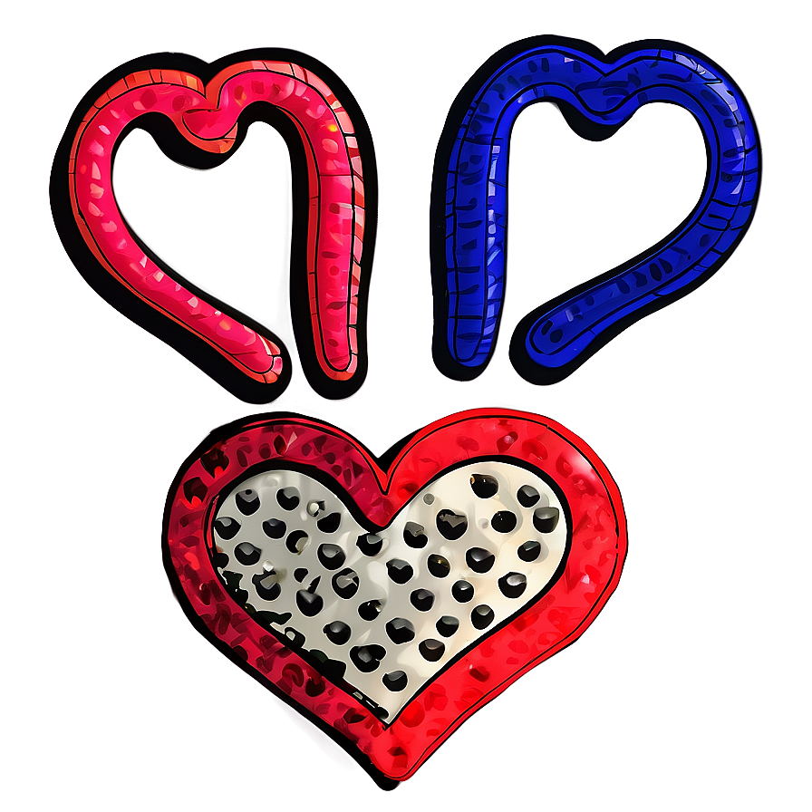 Doodle Heart Outline PNG 48 PNG image with a transparent background, free high-resolution download