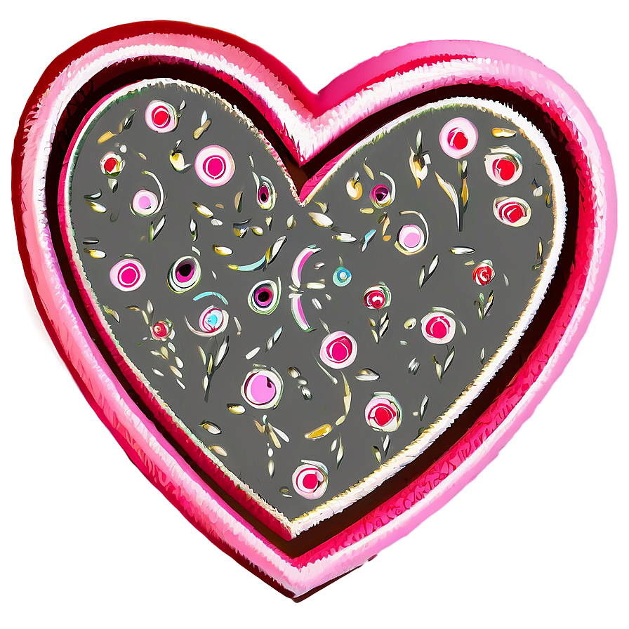 Doodle Heart Outline Png 77