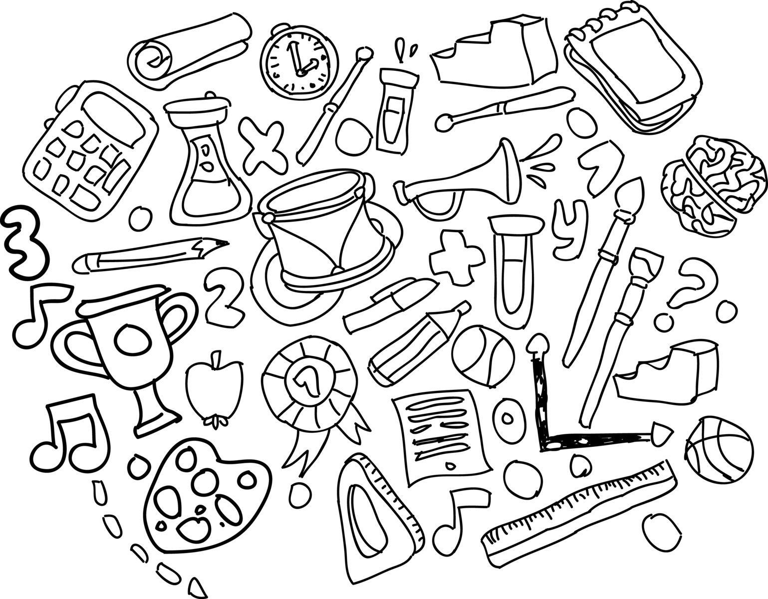 Doodles No - - Science Doodles Transparent Background, HD Png Download PNG with transparent background