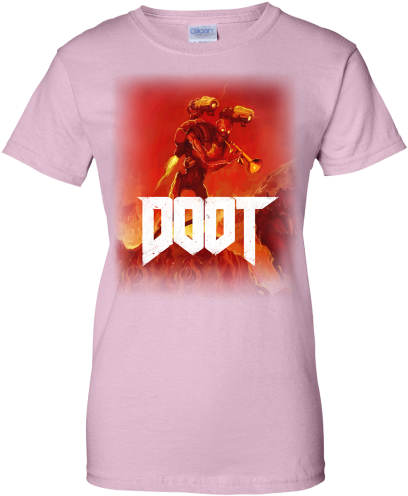 Doot Musician Skeleton T Shirt Design