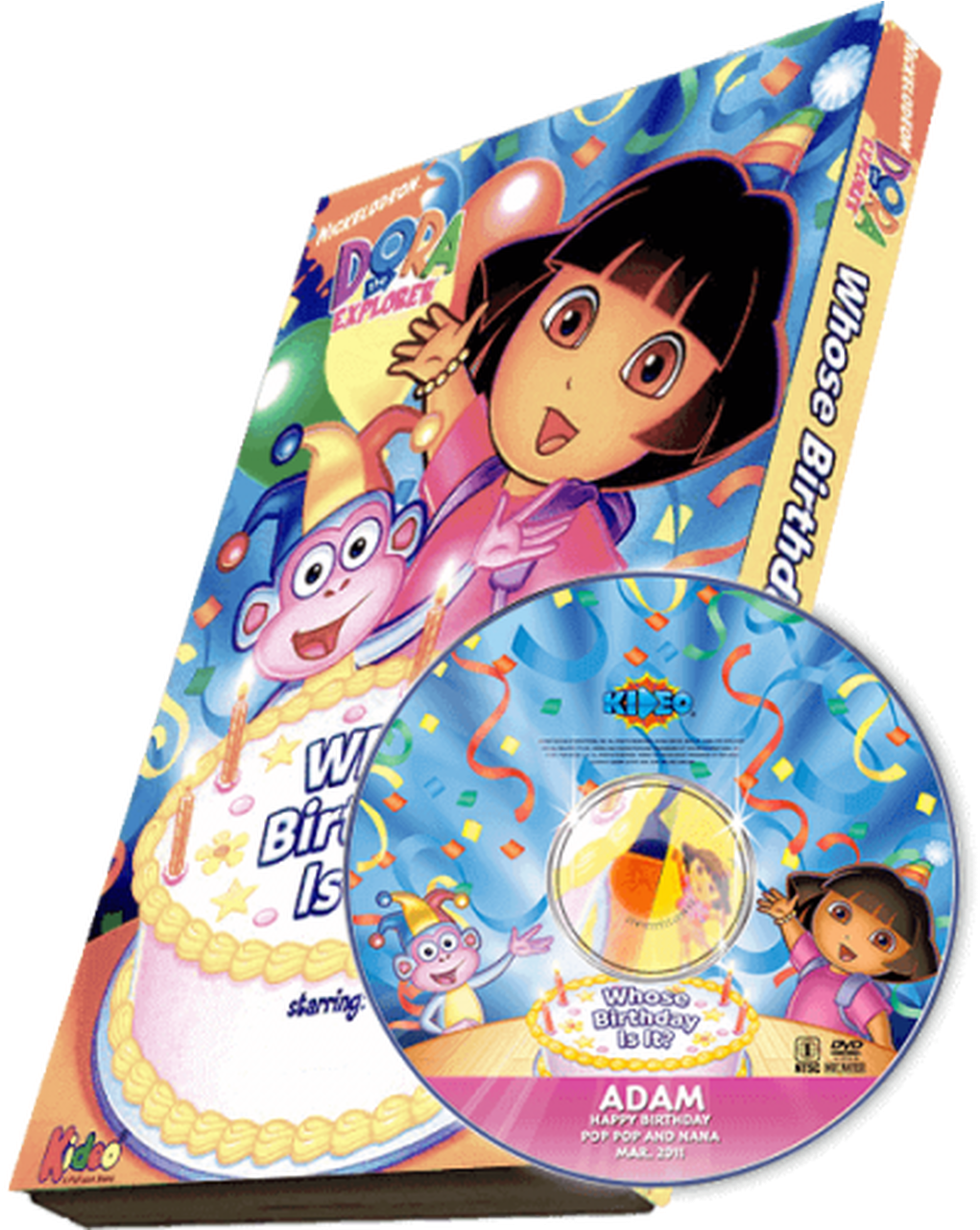 Dora The Explorer Birthday D V D Coverand Disc