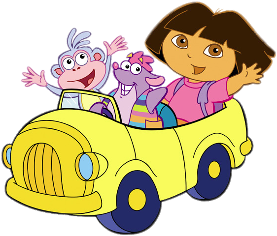 Dora The Explorer Car, HD Png Download PNG with transparent background