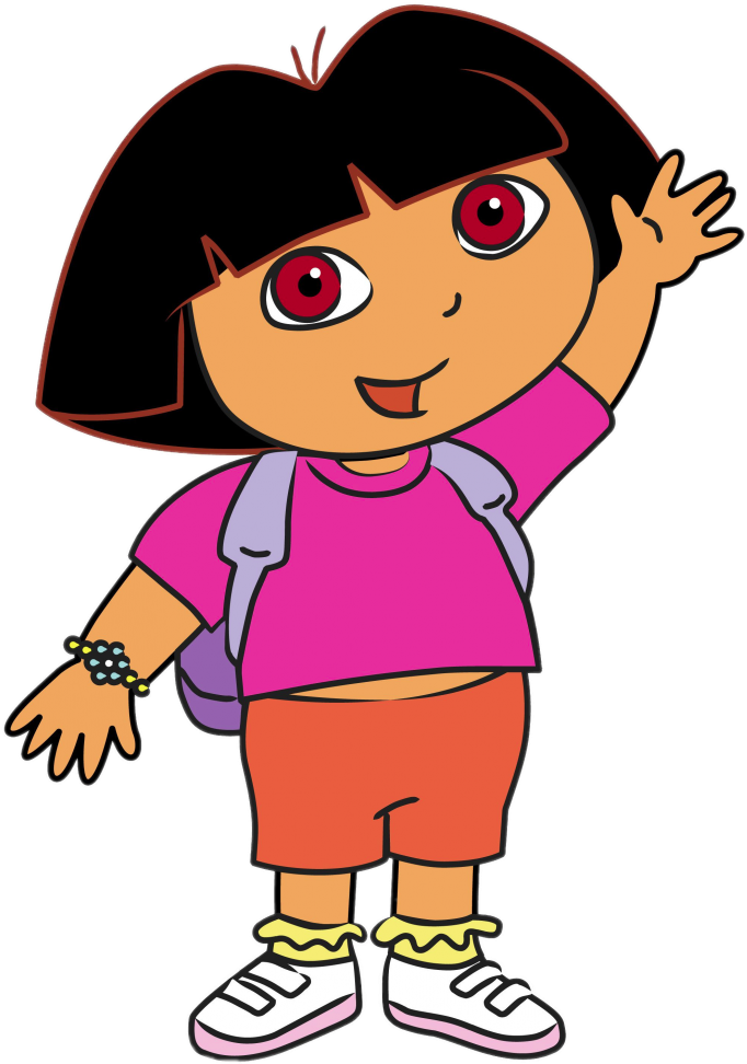 Dora The Explorer Waving - Dora Clipart, HD Png Download PNG with transparent background