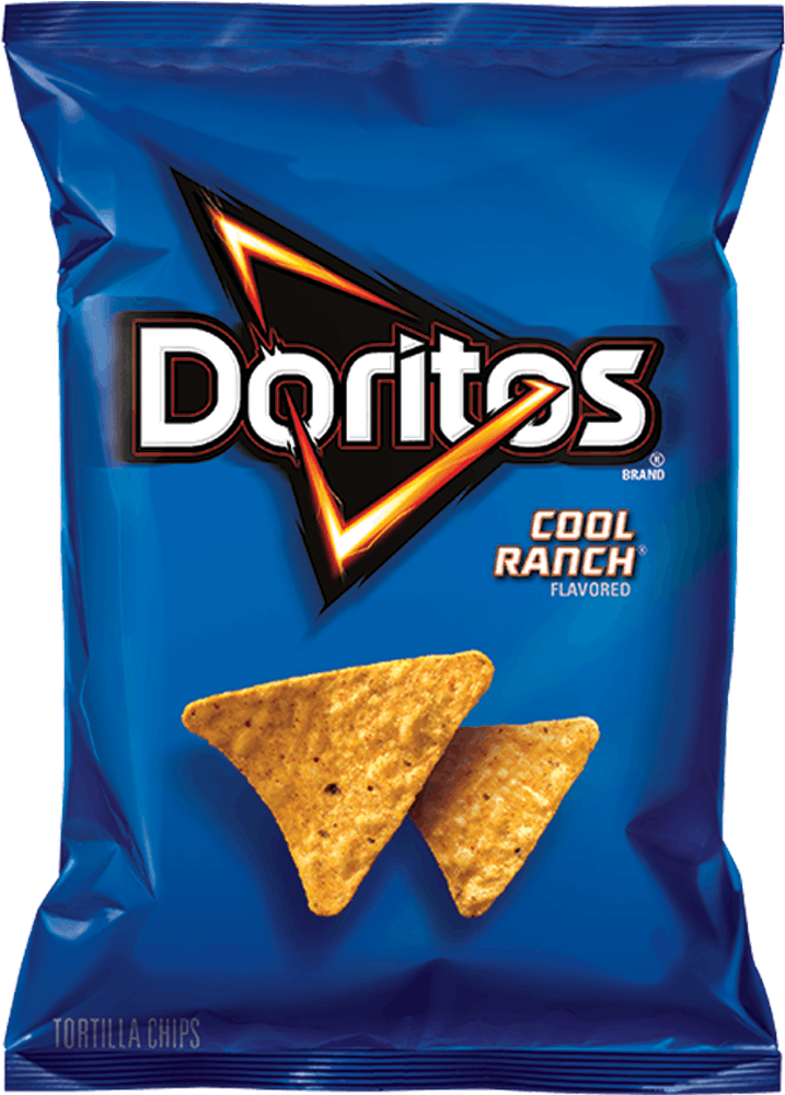 Doritos Cool Ranch Flavored Chips Package