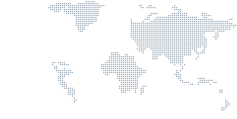 Dot Style World Map Graphic