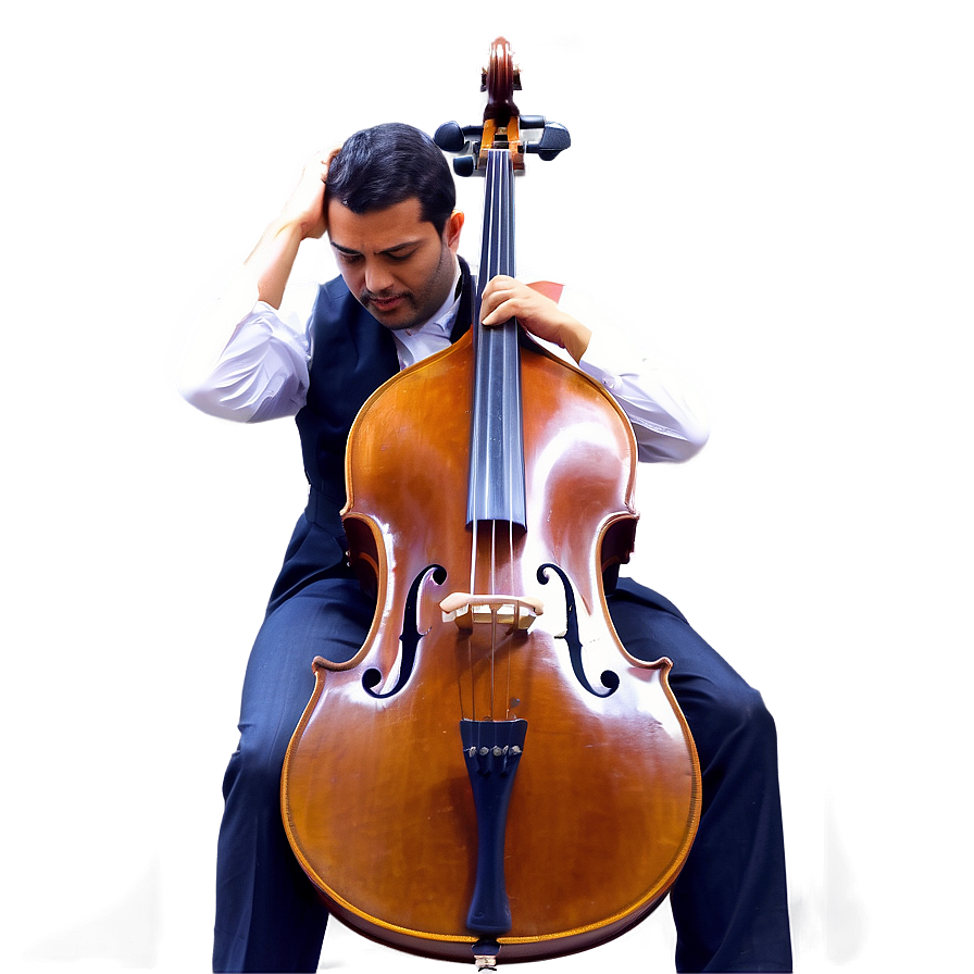 Double Bass Player Png 06242024