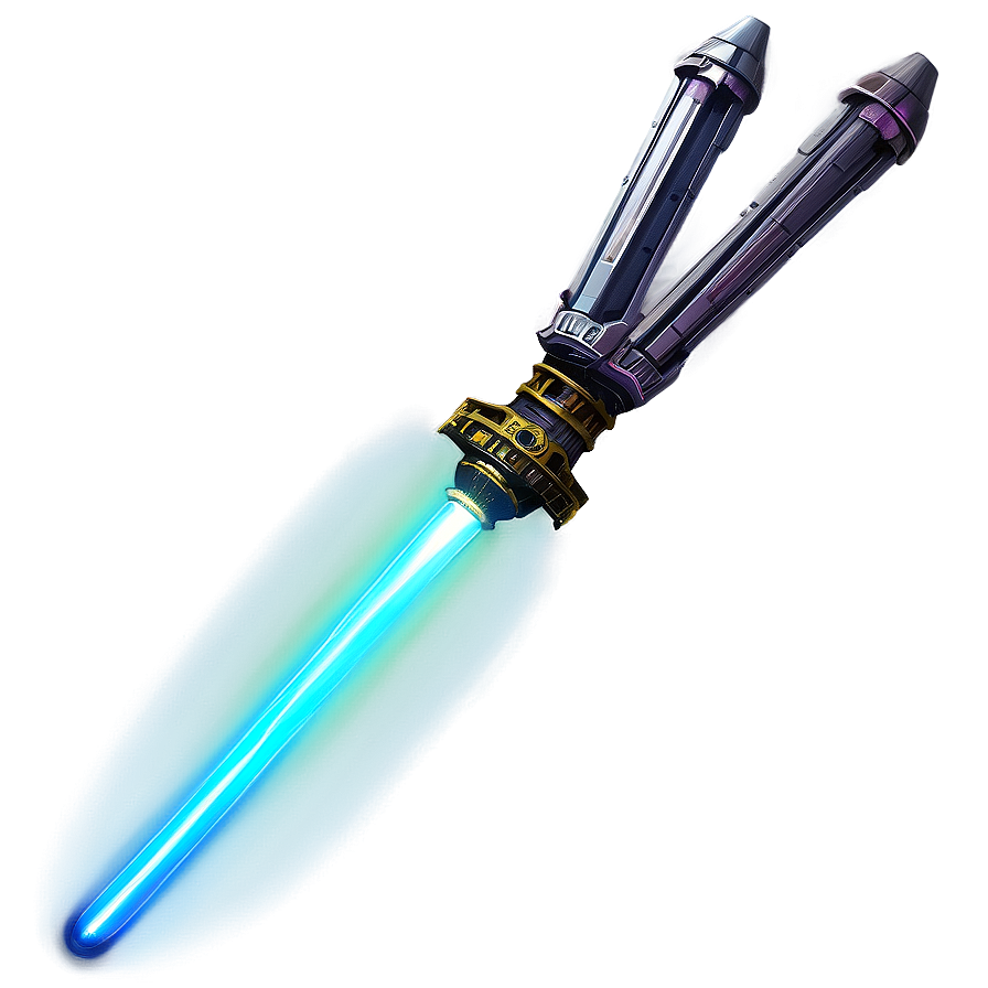 Double-Bladed Lightsaber PNG mwq95 PNG with transparent background
