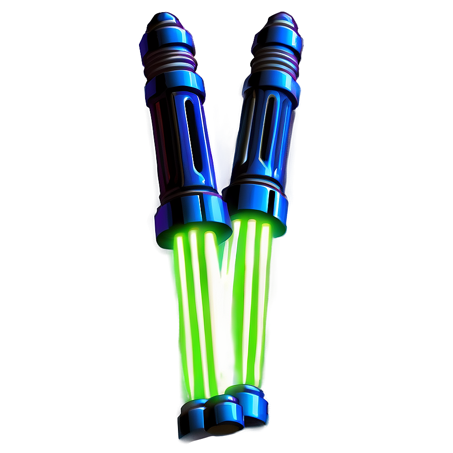 Double-Bladed Lightsaber PNG vum PNG with transparent background