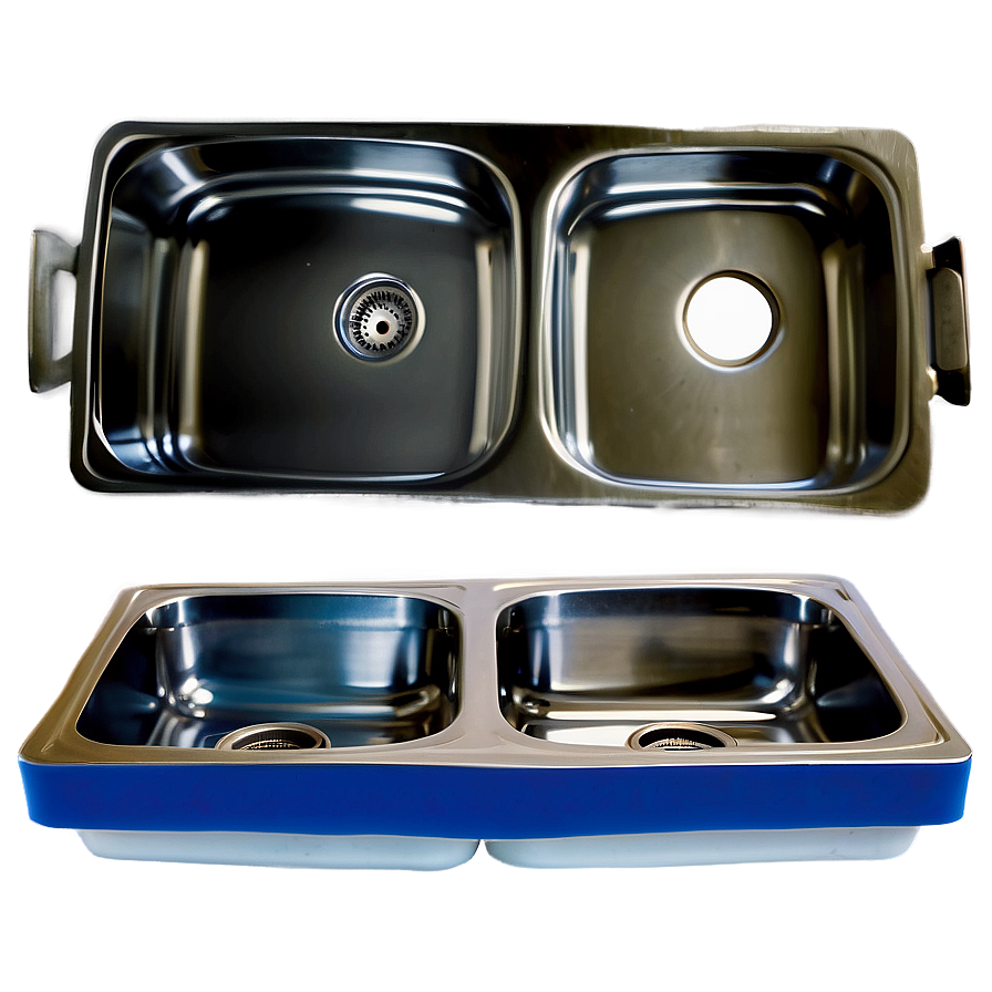 Double Bowl Kitchen Sink Png 06122024