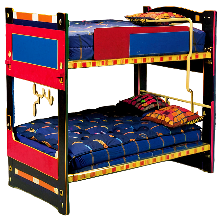 Double Bunk Bed PNG vih PNG image with a transparent background, free high-resolution download