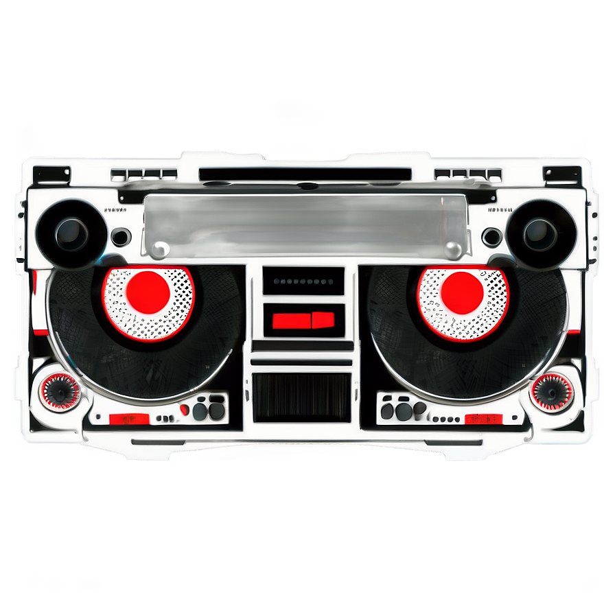 Double Cassette Boombox Png Ngc78