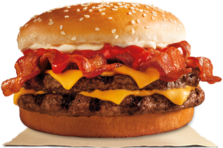 Burger King Has A New Burger With Eight Slices Of Bacon - Bacon King Burger King Uk PNG with transparent background
