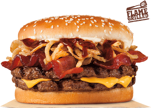 Double Cheeseburgerwith Baconand Crispy Onions