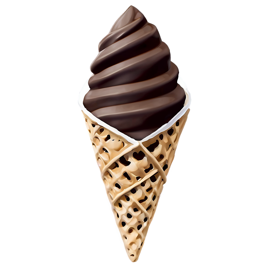 Double Chocolate Waffle Cone Png 59