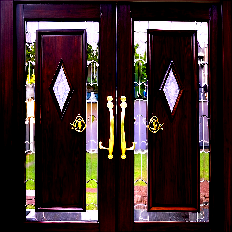 Double Front Doors Png Cna