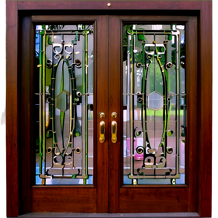 Double Front Doors Png Roe